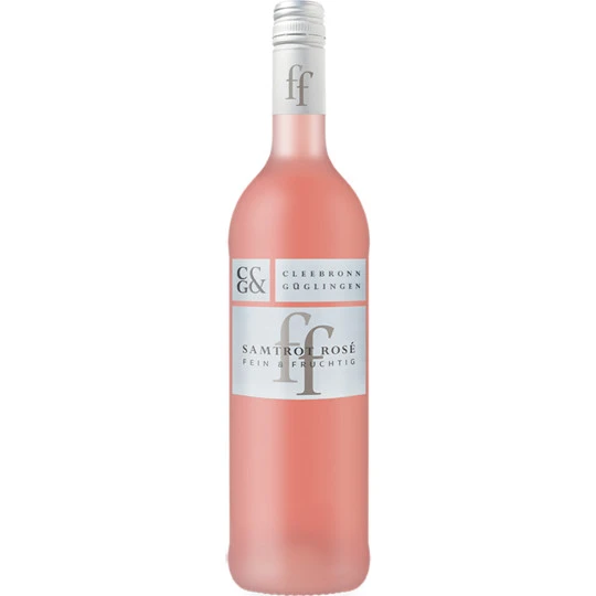 Cleebronn Güglingen Fein & Fruchtig Samtrot Rosé 0,75L 3 Cleebronn Güglingen Fein & Fruchtig Samtrot Rosé 0,75L